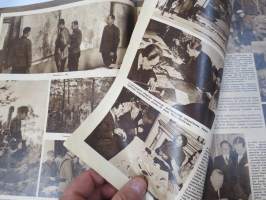 Suomen Kuvalehti 1951 nr 5, ilmestynyt 3.2.1951, sis. mm. seur. artikkelit / kuvat / mainokset; Mannerheim kuollut, kansikuva Mannerheim ratsailla 8 sivua kuvia