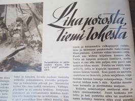 Suomen Kuvalehti 1951 nr 5, ilmestynyt 3.2.1951, sis. mm. seur. artikkelit / kuvat / mainokset; Mannerheim kuollut, kansikuva Mannerheim ratsailla 8 sivua kuvia