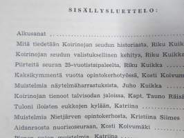 Koskenvoiman kaikuja - Koirinojan (Impilahti) Nuorisoseura Koskenvoiman 25-vuotisjuhlajulkaisu 1919-1944