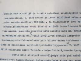 Kalastus. Läherinen mewri, jossa on tiheässä saaria ja luotoja... -tunnistamaton, päiväämätön, painamaton opinnäyte / käsikirjoitus, kalastusaihe