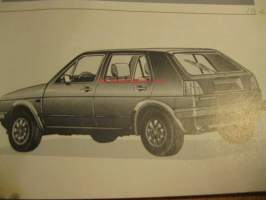 Volkswagen Golf   - käyttöohjekirja 1984
