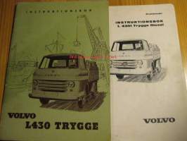 Körning och Skötsel Volvo L 430 Trygge - instruktionsbok 1962 / L 4351 Trygge Diesel