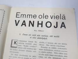 Työtoveri 1931 nro 1 - Osuuskauppain toimihenkilöiden ammattilehti, mm. mainontaan liittyviä artikkeleita ja materiaalia