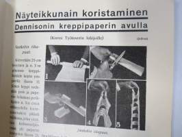 Työtoveri 1931 nro 1 - Osuuskauppain toimihenkilöiden ammattilehti, mm. mainontaan liittyviä artikkeleita ja materiaalia