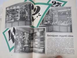 Työtoveri 1931 nro 1 - Osuuskauppain toimihenkilöiden ammattilehti, mm. mainontaan liittyviä artikkeleita ja materiaalia