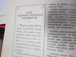 Työtoveri 1929 nro 2 - Osuuskauppain toimihenkilöiden ammattilehti, mm. mainontaan liittyviä artikkeleita ja materiaalia - Huomaa Fogelin Pekka Puupää kansikuvassa
