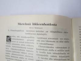 Työtoveri 1929 nro 1 - Osuuskauppain toimihenkilöiden ammattilehti, mm. mainontaan liittyviä artikkeleita ja materiaalia - Huomaa Fogelin Pekka Puupää kansikuvassa