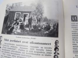 Työtoveri 1929 nro 1 - Osuuskauppain toimihenkilöiden ammattilehti, mm. mainontaan liittyviä artikkeleita ja materiaalia - Huomaa Fogelin Pekka Puupää kansikuvassa