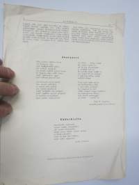 Sabmelas 1934 nr 1 -lehden ensimmäinen ilmestynyt numero