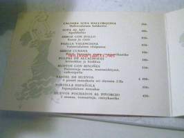 ruokalista carta