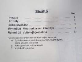 Volvo Huoltokäsikirja Osa 2 (20-22) Korjausohjeet Moottorit D20, D24, 240 1979- -korjaamokirjasarjan osa