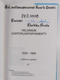 Helsingin ilmatorjuntarykmentti 1938-1998 : defensor capitolii