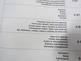 Volvo 164 Reservdelar - Bildkatalog / parts Illustrations -varaosaluettelo