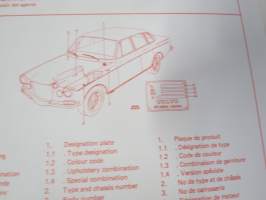 Volvo 164 Reservdelar - Bildkatalog / parts Illustrations -varaosaluettelo