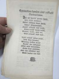 Aikainen valmistus kuolemaan, Ilmoitettu koska Nousiaisten Seurakunnan Kirkkoherra... Abraham Achrenius 28.9.1769, ilman edelläkäywäistä.... edespantu 2 wirrestä