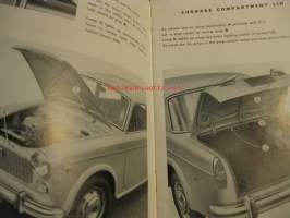 Fiat 1100  D Sedan and Family - Instruction book