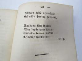 Wähäinen ja Wiisas. Lastensaarna johdosta Sananlaskukirjan 30: 24-28. teos J.C. Ahle`n. kääntämä M. Costiander´in. Porwoossa 1856