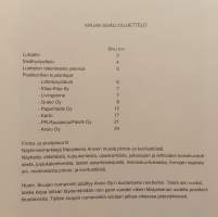 Postikorttikirja Marjaleena Ansion piirtämistä ja runottamista postikorteista