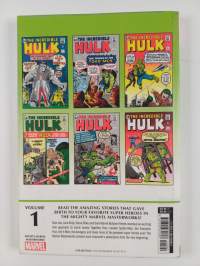Mighty Marvel masterworks :; The incredible Hulk, Volume 1, Nos. 1-6