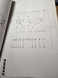 CLAAS DOMINATOR puimurin varaosa luettelo.