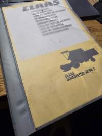 CLAAS DOMINATOR puimurin varaosa luettelo.