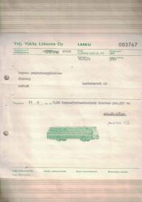 Velj. Vekka Liikenne Oy Lasku 16.9.1973
