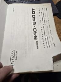 FIAT 640 TRAKTORIN VARAOSALUETTELO.