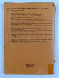 Kolme kirjoitusta viittomakielestä