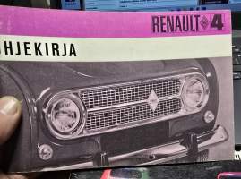 RENAULT 4 Käsikirja.