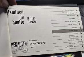 RENAULT 4 Käsikirja.