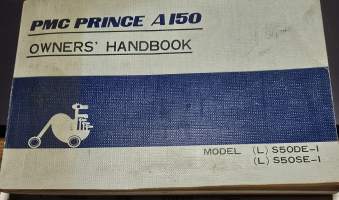 PMC PRINCE A150 Owners handbook.