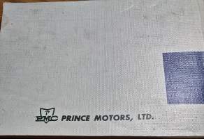 PMC PRINCE A150 Owners handbook.
