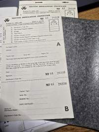 MASSEY FERGUSON 65 TRACTOR Instruction book