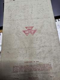 MASSEY FERGUSON 65 TRACTOR Instruction book