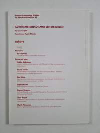 Suomen Antropologi 2/1990 15.vuosikerta/volume 15