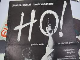 Ho! - Pariisin kettu -elokuvajuliste, pääosassa Jean-Paul Belmondo