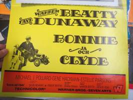 Bonnie &amp; Clyde - ryöstämme pankkeja -elokuvajuliste