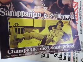 Samppanjaa ja syrjähyppyjä -elokuvajuliste