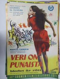 Veri on punaista (Lourdes de Oliveira) -elokuvajuliste