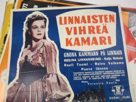 Linnaisten vihreä kamari, pääosissa Regina Linnanheimo, kaija Rahola, Rauli Tuomi, Reino Valkama, ohjaus Valentin Vaala -elokuvajuliste