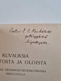 Kuvauksia papistosta ja oloista Savonlinna-Säämingin seurakunnassa 1800-luvulla (tekijän omiste)