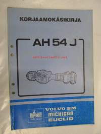 Volvo BM Michigan Euclid AH 54 J -vetoakselin erittely ja korjausohjekirja
