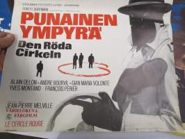Punainen ympyrä, pääosassa Alain Delon -elokuvajuliste