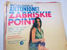 Zabriskie Point, ohjaus Michelangelo Antonioni -elokuvajuliste