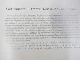 Rakennustaide ja standardi - Jälleenrakentamisen ydinkysymyksiä - Suomen Arkkitehtiliitto, kirjallinen asu: Mika Waltari, erittäin harvinainen