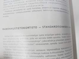 Rakennustaide ja standardi - Jälleenrakentamisen ydinkysymyksiä - Suomen Arkkitehtiliitto, kirjallinen asu: Mika Waltari, erittäin harvinainen