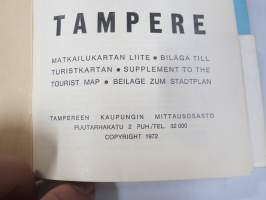 Tampere matkailukartta 1971 -kartta / map