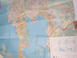 Tampere matkailukartta 1971 -kartta / map