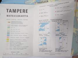 Tampere matkailukartta 1971 -kartta / map