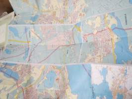 Tampere matkailukartta 1971 -kartta / map